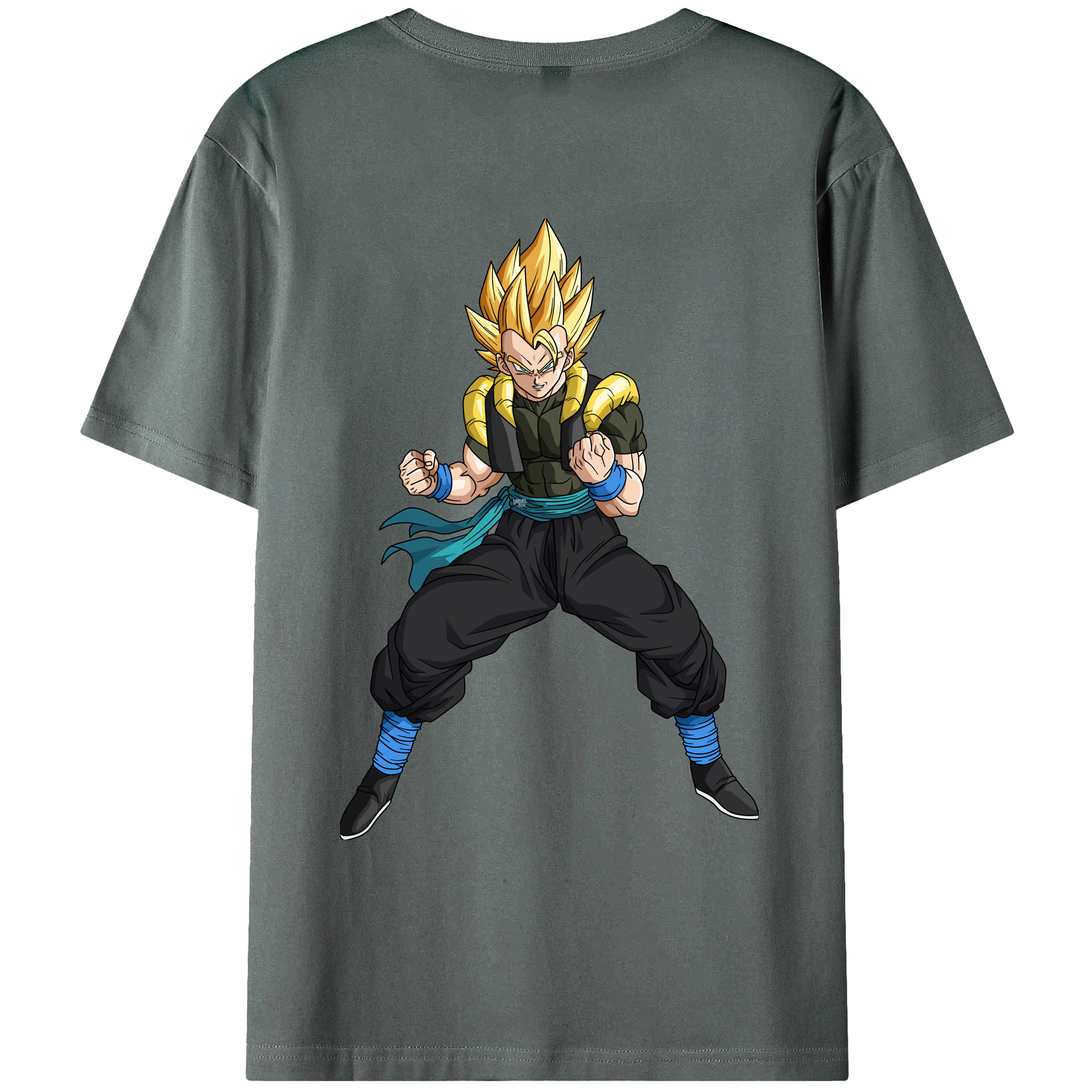（画像用） ドラゴンボール ベジータ四世（Bejīta Yonsei）DRAGON BALL Vegeta IV 綿100％ メンズ半袖Tシャツ（バックプリント） 通気性